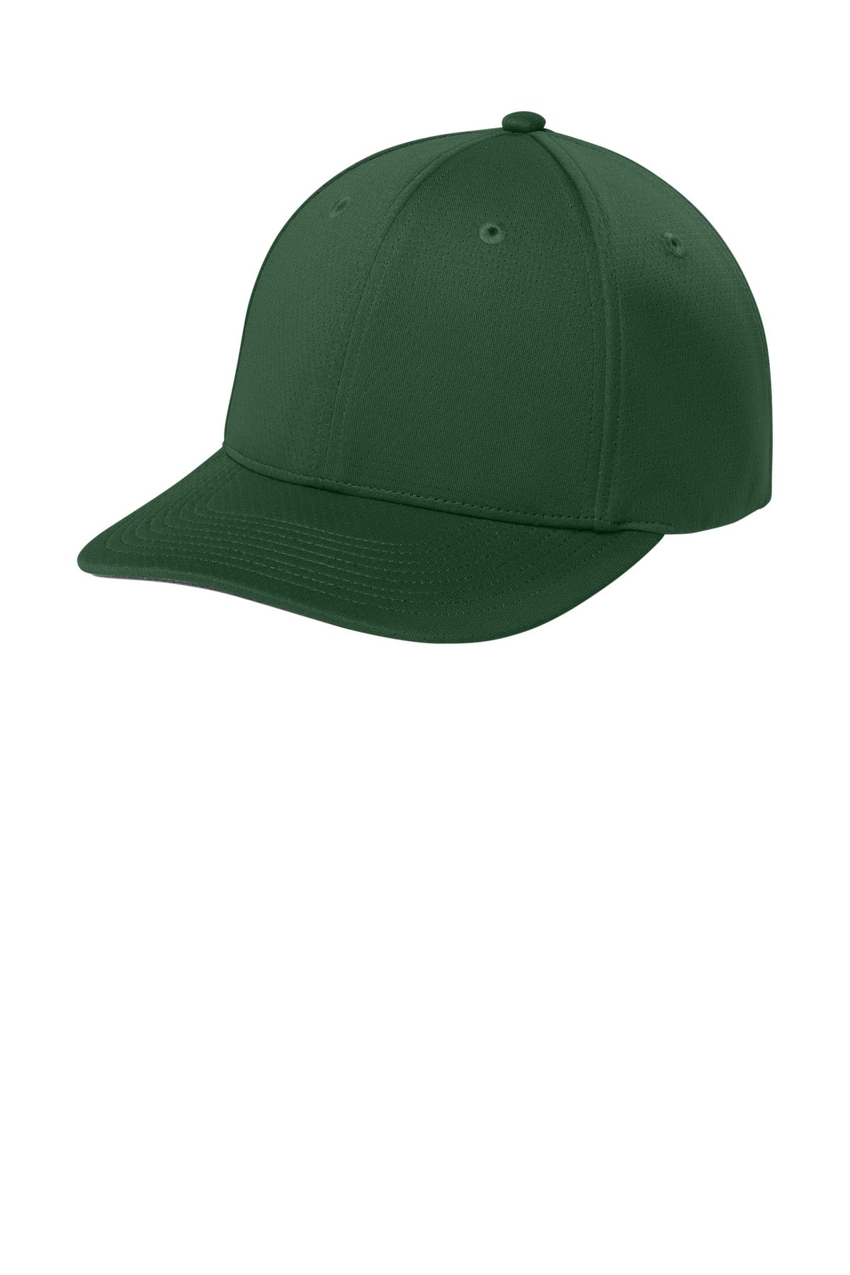 Sport-Tek Impact Mesh Stretch-Tek Adjustable Cap - Forest Green - front