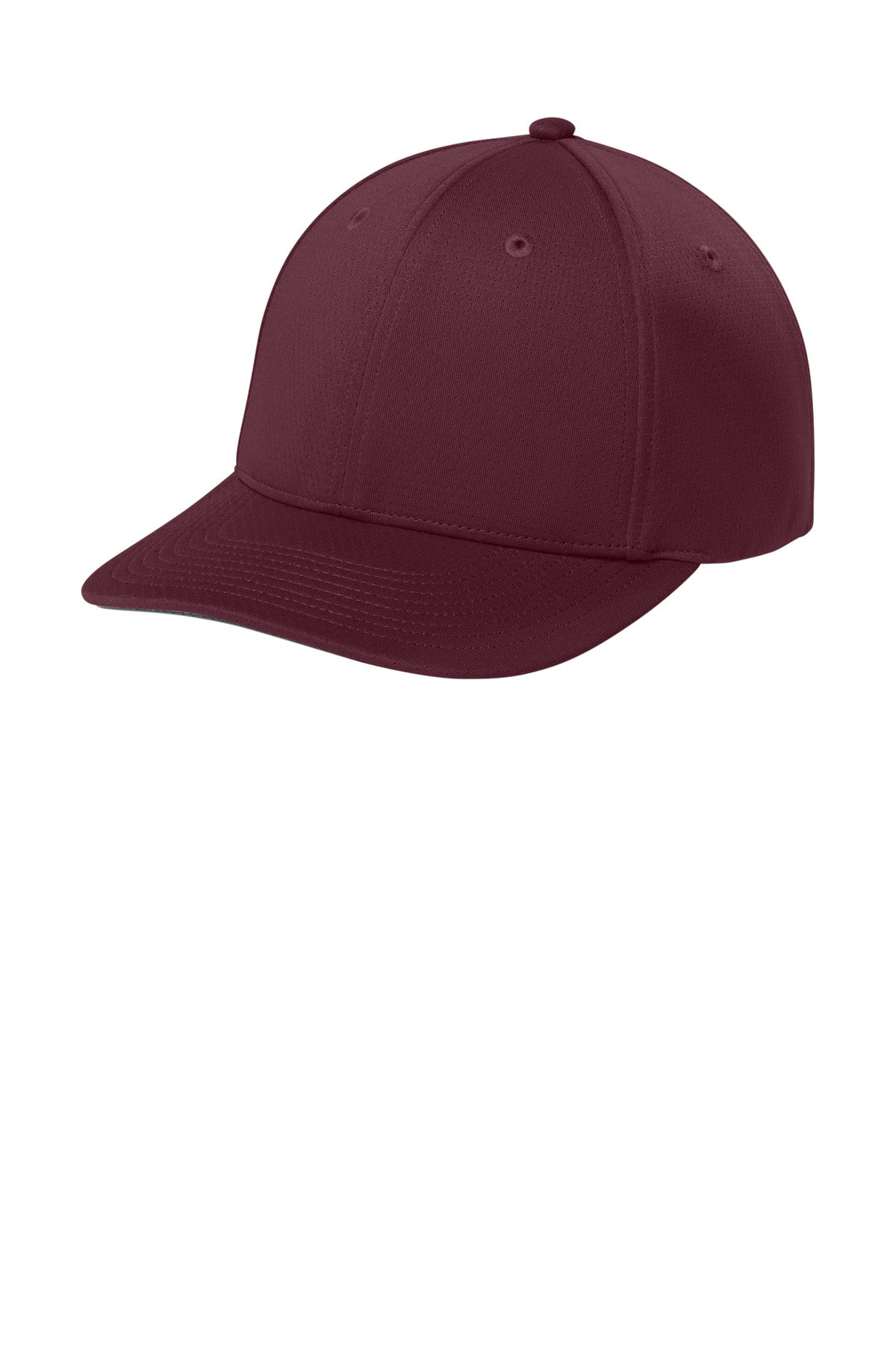 Sport-Tek Impact Mesh Stretch-Tek Adjustable Cap - Maroon - front