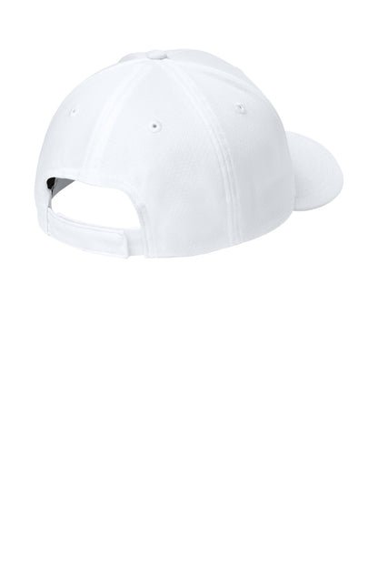 Sport-Tek Impact Mesh Stretch-Tek Adjustable Cap - White - flat back