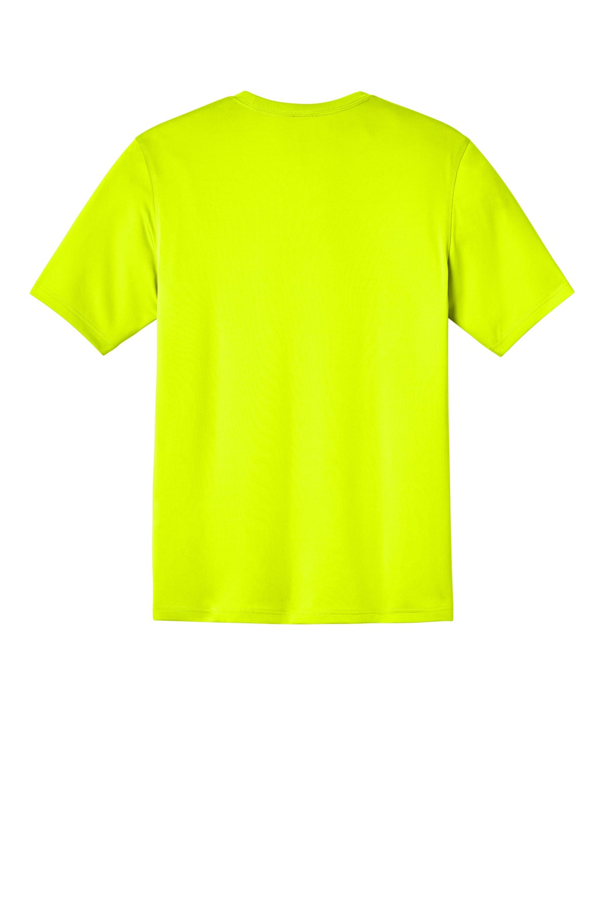 CornerStone Tall Workwear Pro Short Sleeve Pocket Tee - Safety Yellow - flat back