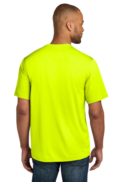 CornerStone Tall Workwear Pro Short Sleeve Pocket Tee - Safety Yellow - back