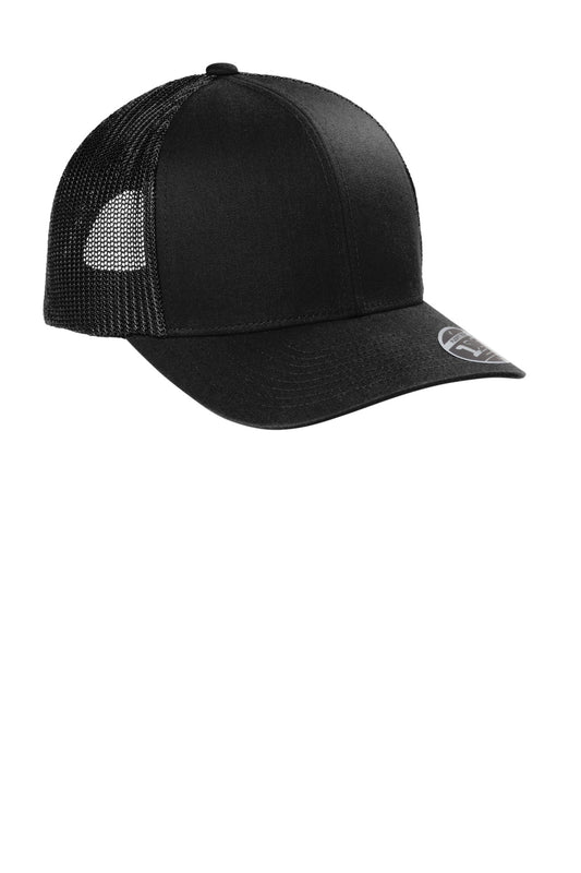 TravisMathew Cruz Trucker Cap - Black - flat front