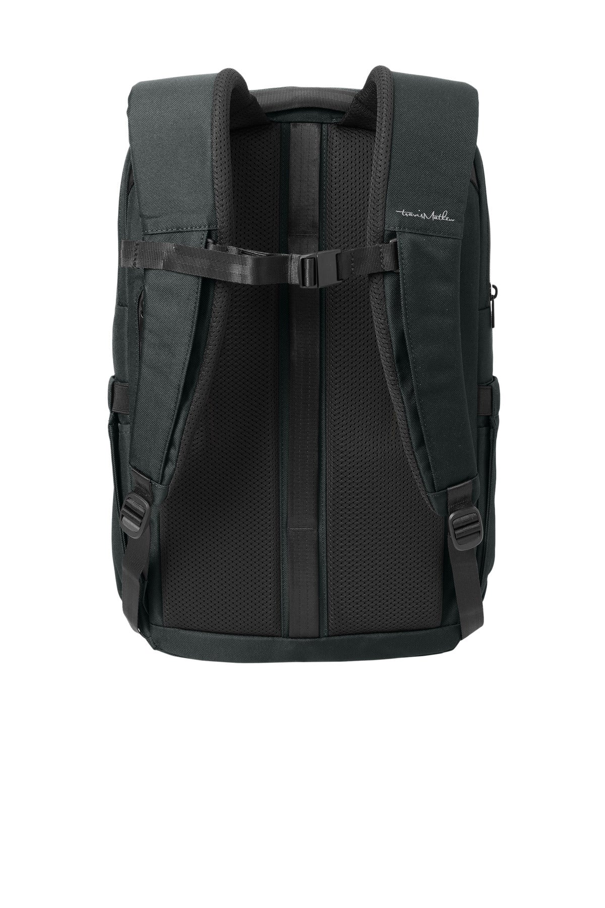 TravisMathew Duration Backpack - Black - flat back