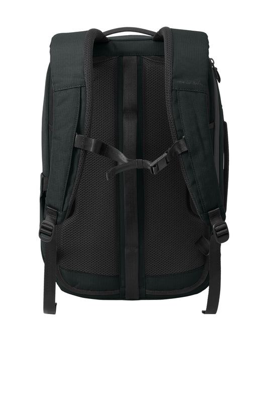TravisMathew Lateral Convertible Backpack - Black - flat back