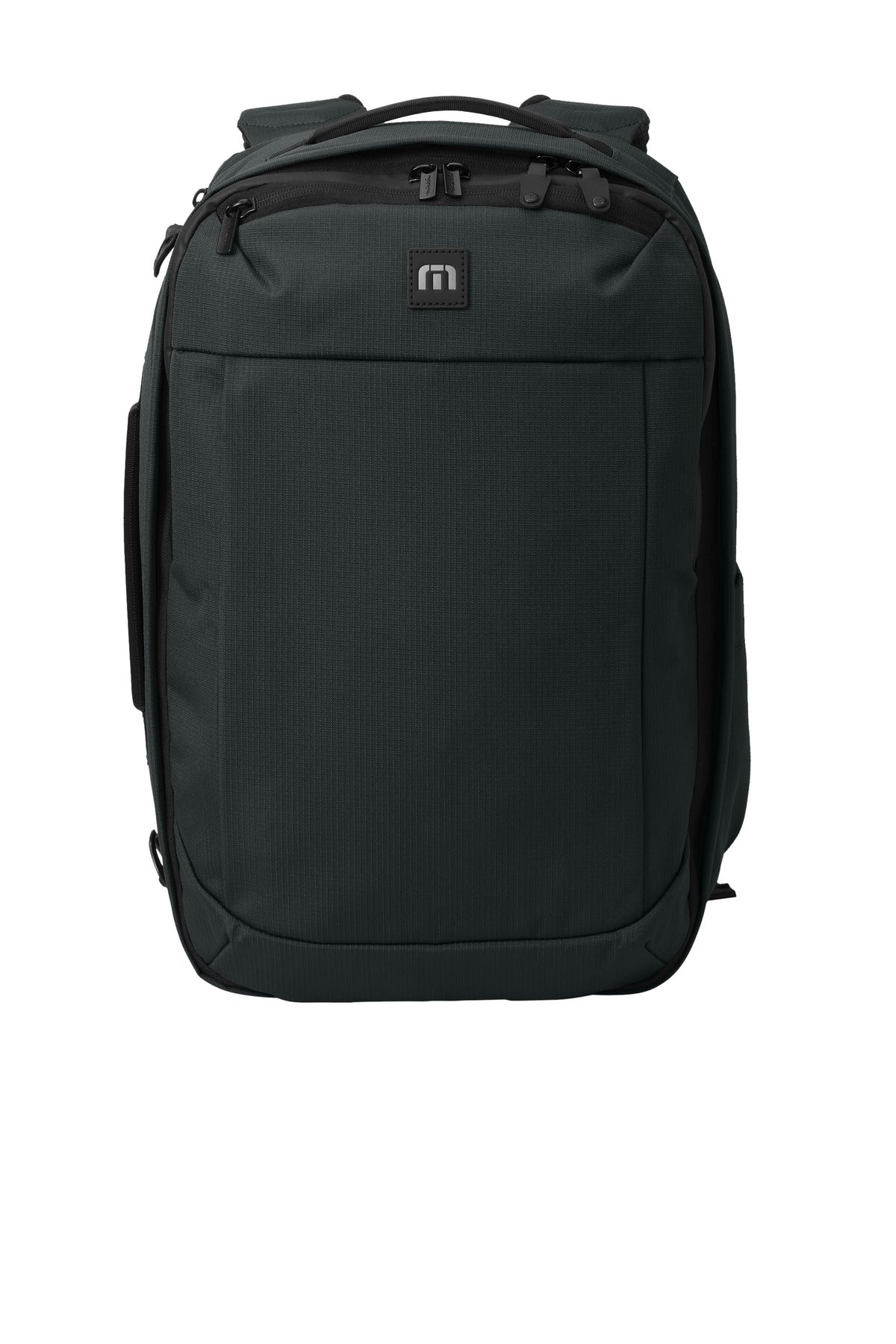 TravisMathew Lateral Convertible Backpack - Black - front