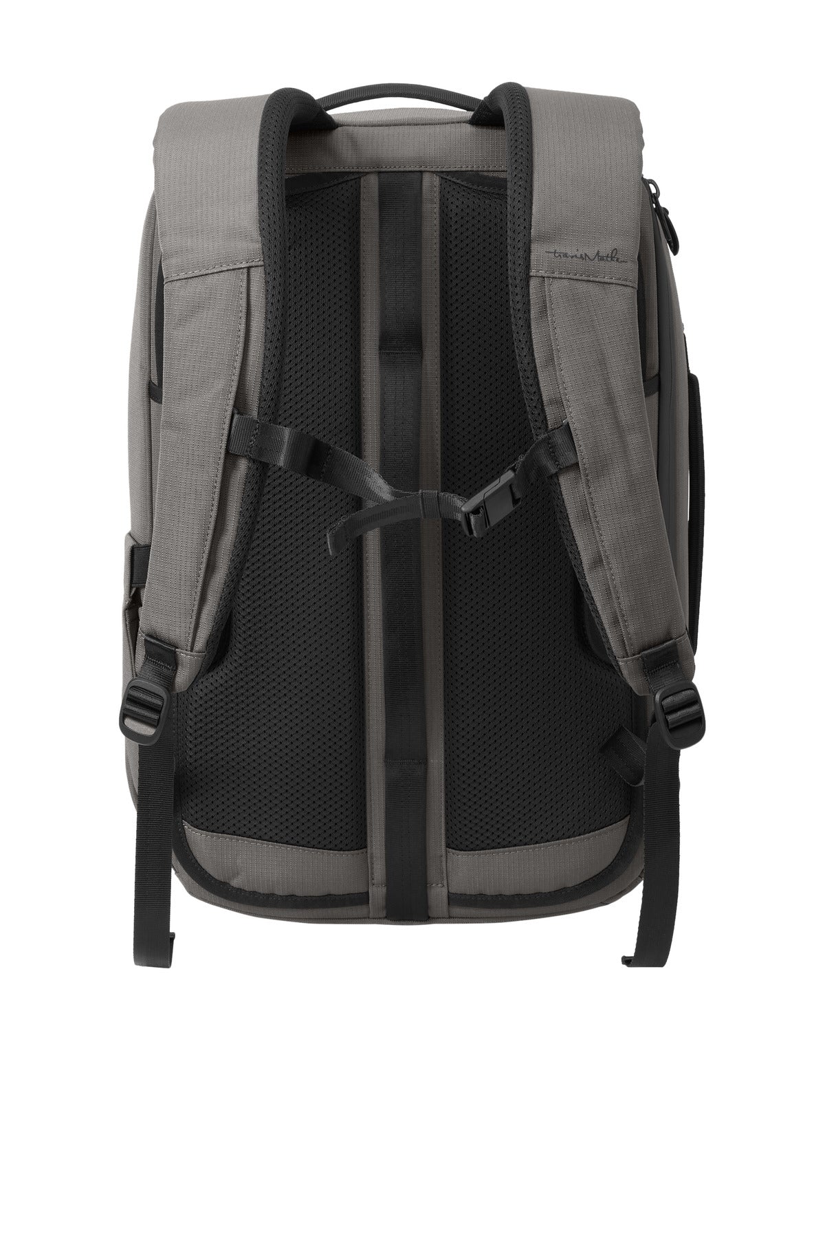 TravisMathew Lateral Convertible Backpack - Graphite - flat back