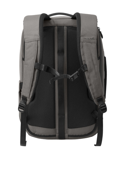 TravisMathew Lateral Convertible Backpack - Graphite - flat back