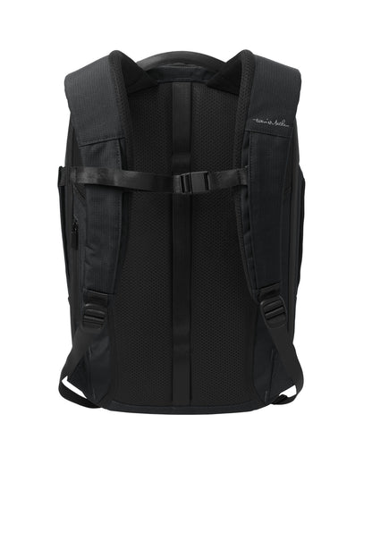 TravisMathew Lateral Backpack - Black - flat back