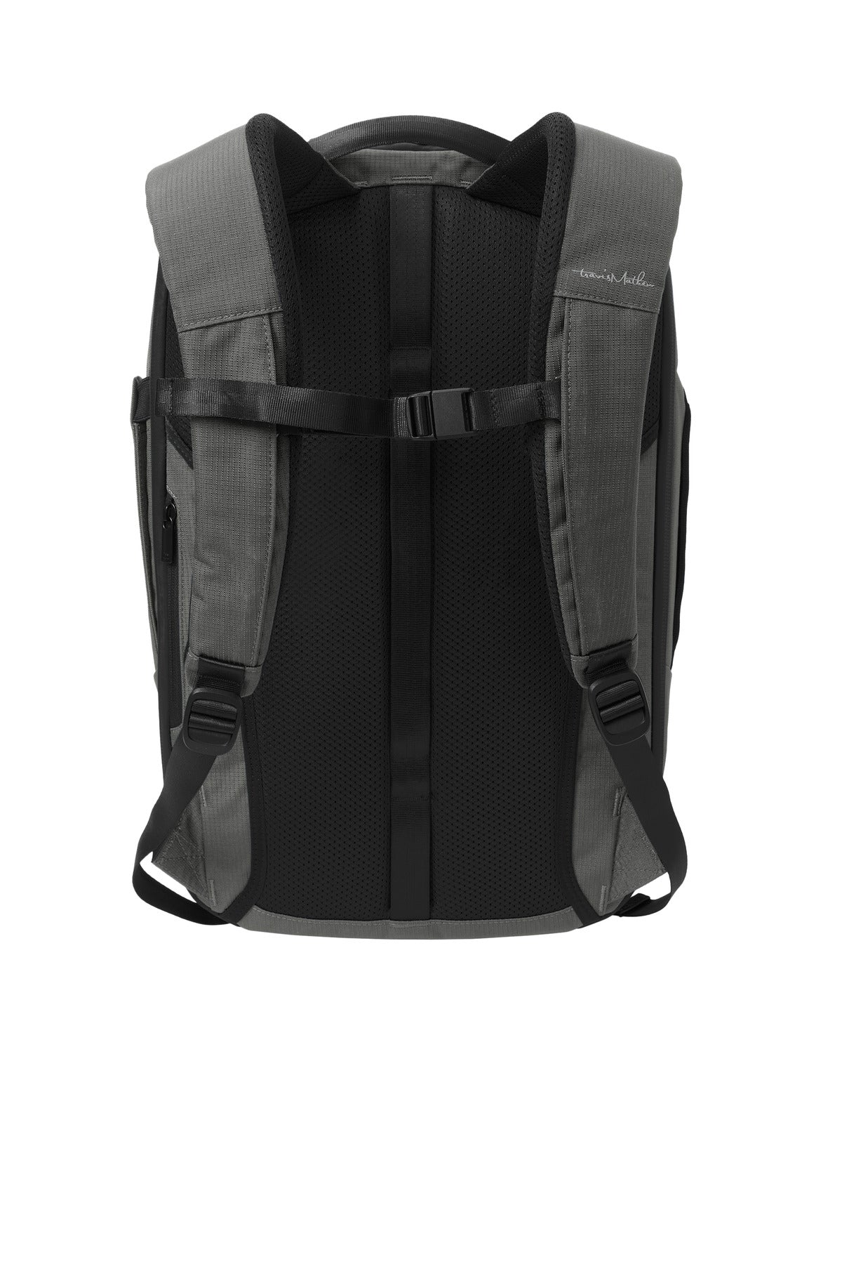 TravisMathew Lateral Backpack - Graphite - flat back