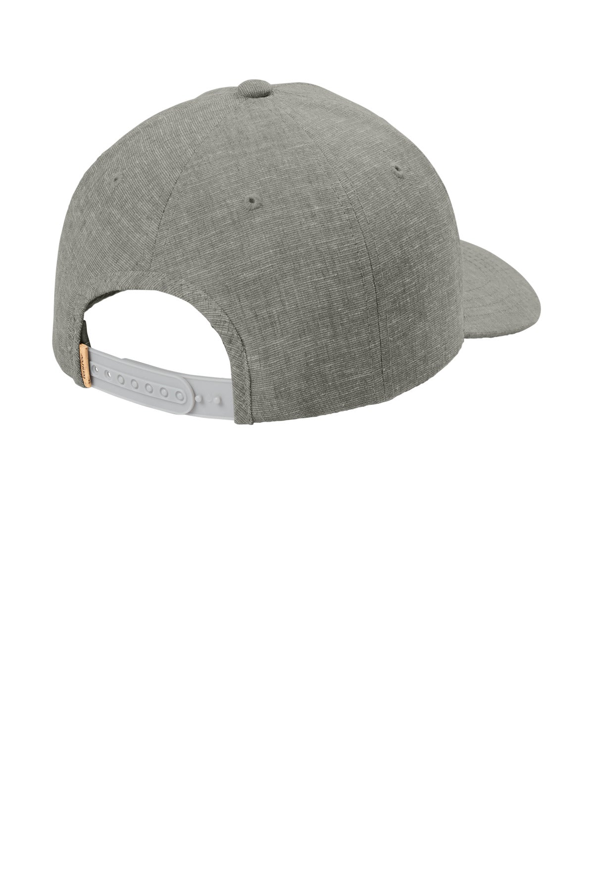 tentree Hemp Cap - Gargoyle Grey Heather - flat back