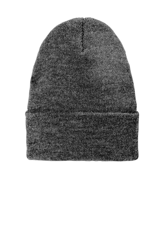 Volunteer Knitwear Chore Beanie - Dark Heather Grey - front