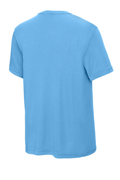 Sport-Tek Youth PosiCharge Competitor Tee - Carolina Blue - flat back