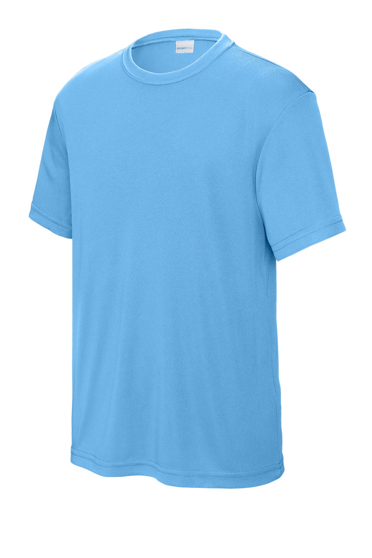 Sport-Tek Youth PosiCharge Competitor Tee - Carolina Blue - flat front
