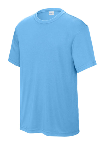 Sport-Tek Youth PosiCharge Competitor Tee - Carolina Blue - flat front