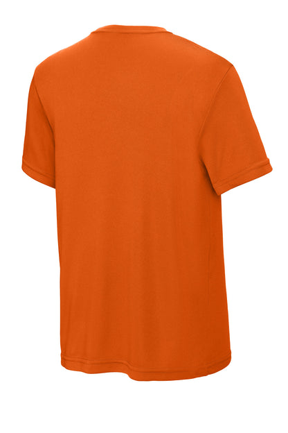 Sport-Tek Youth PosiCharge Competitor Tee - Deep Orange - flat back