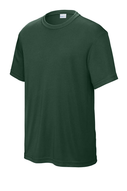 Sport-Tek Youth PosiCharge Competitor Tee - Forest Green - flat front