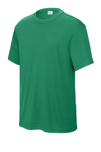 Sport-Tek Youth PosiCharge Competitor Tee - Kelly Green - flat front