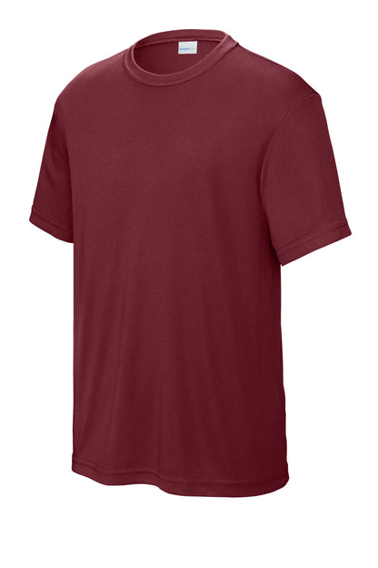 Sport-Tek Youth PosiCharge Competitor Tee - Maroon - flat front