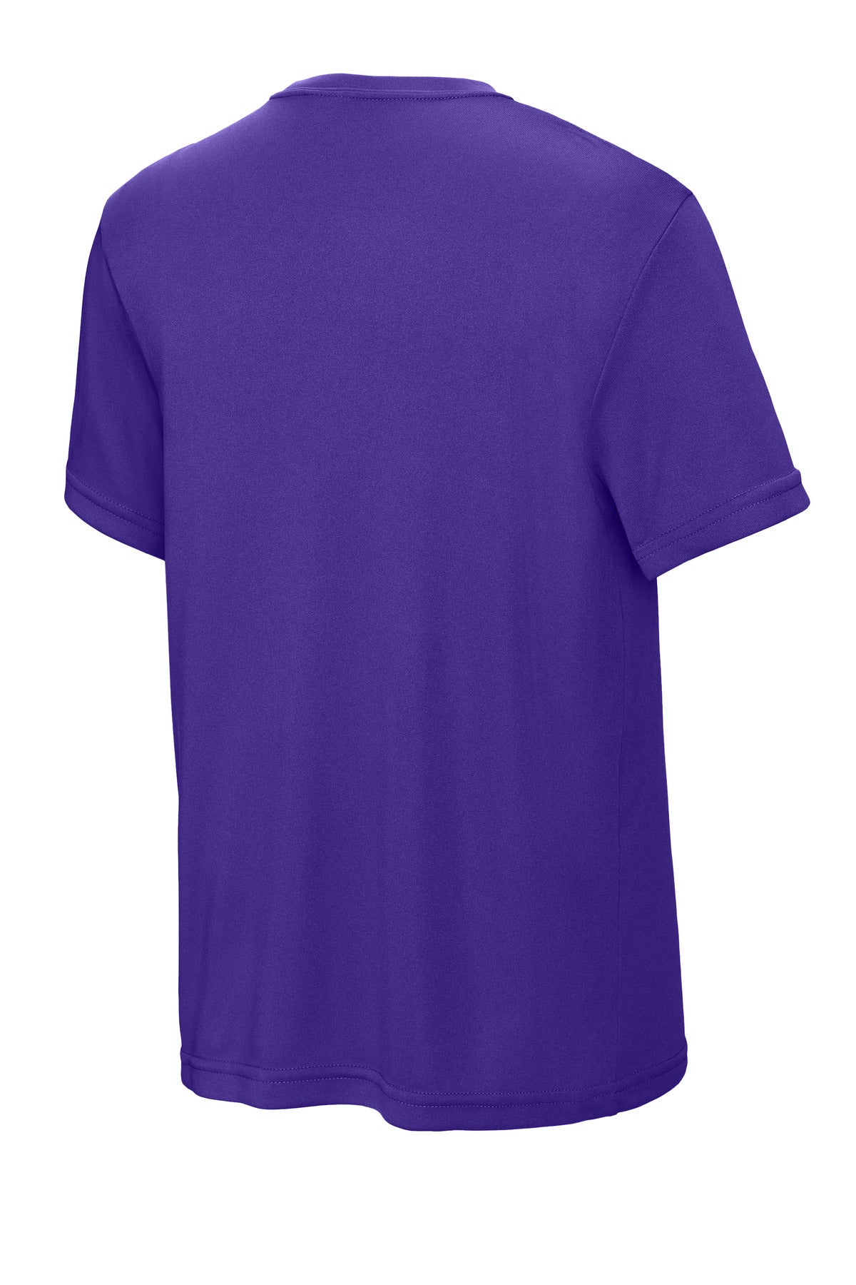 Sport-Tek Youth PosiCharge Competitor Tee - Purple - flat back