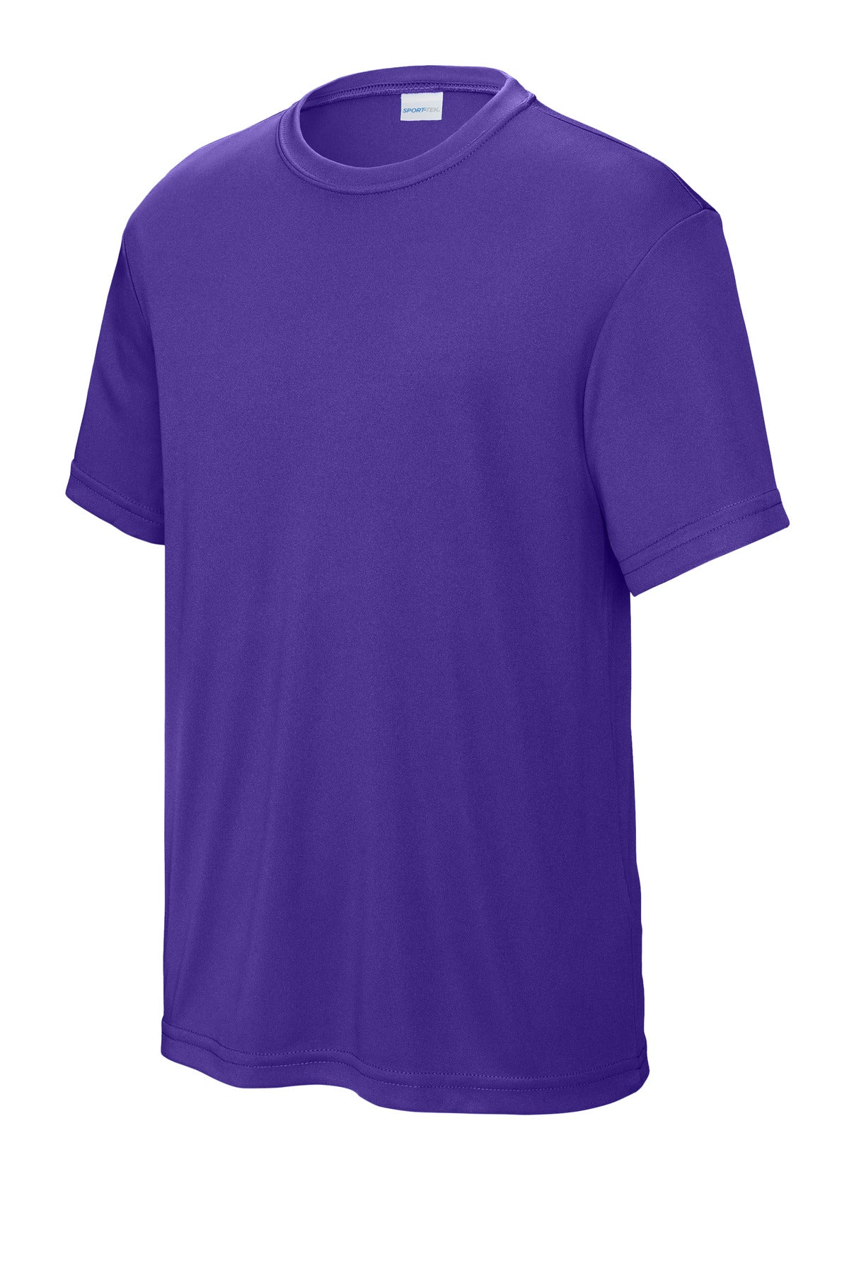 Sport-Tek Youth PosiCharge Competitor Tee - Purple - flat front