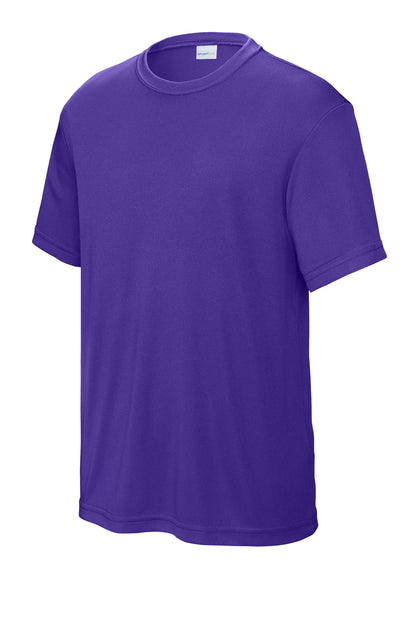 Sport-Tek Youth PosiCharge Competitor Tee - Purple - flat front