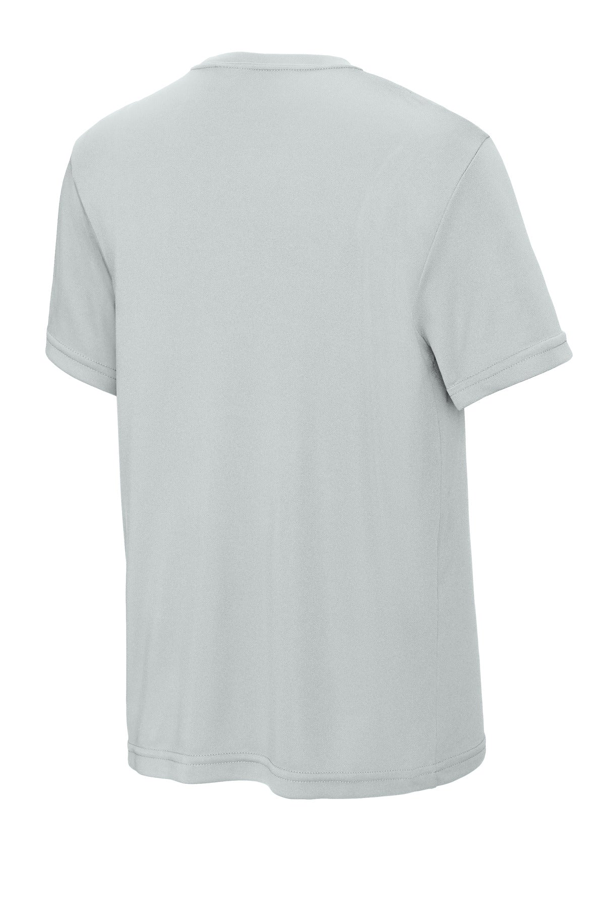 Sport-Tek Youth PosiCharge Competitor Tee - Silver - flat back