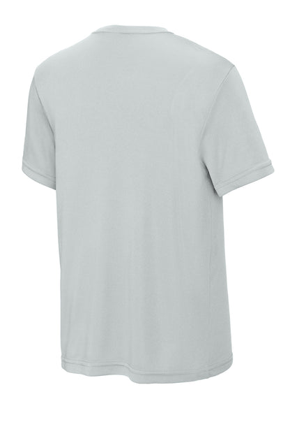 Sport-Tek Youth PosiCharge Competitor Tee - Silver - flat back