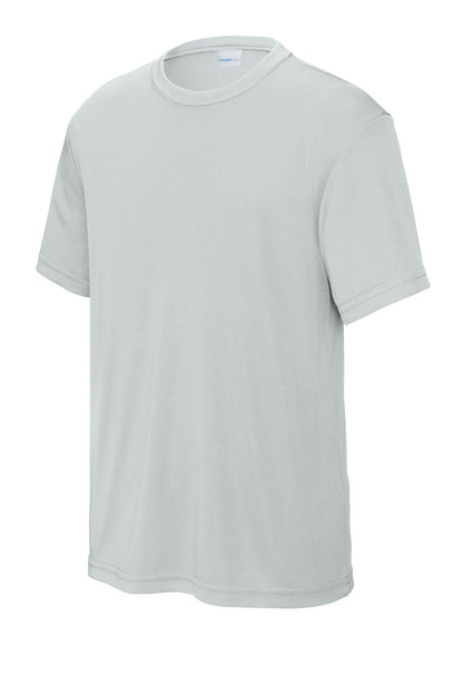 Sport-Tek Youth PosiCharge Competitor Tee - Silver - flat front
