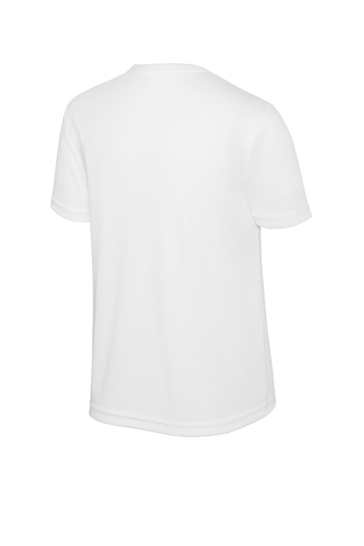 Sport-Tek Youth PosiCharge Competitor Tee - White - flat back