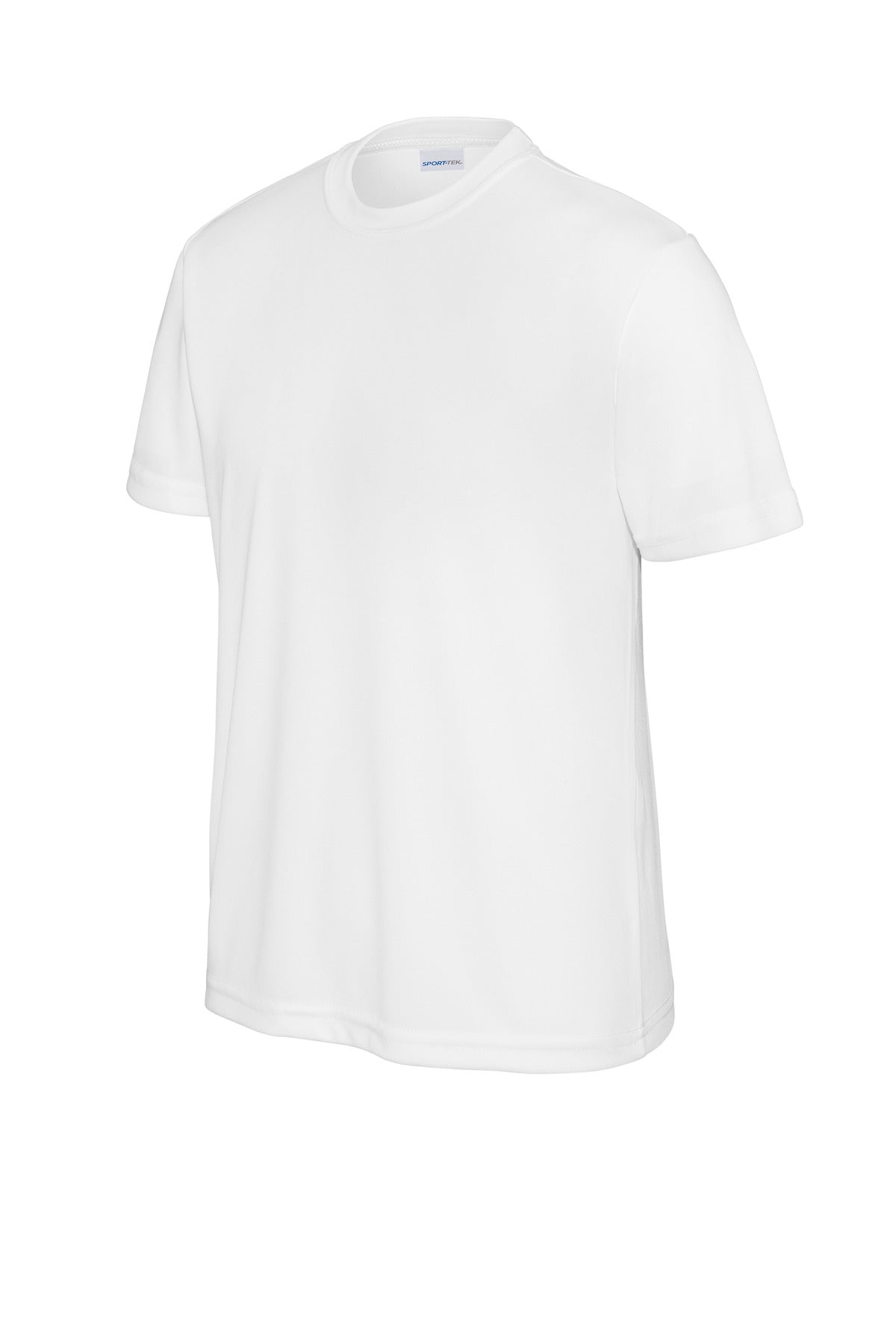 Sport-Tek Youth PosiCharge Competitor Tee - White - flat front