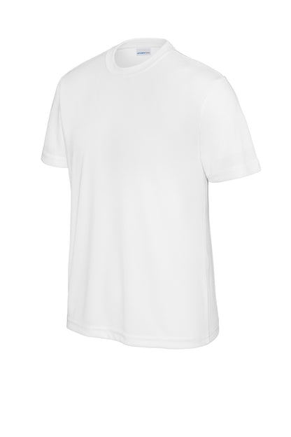 Sport-Tek Youth PosiCharge Competitor Tee - White - flat front
