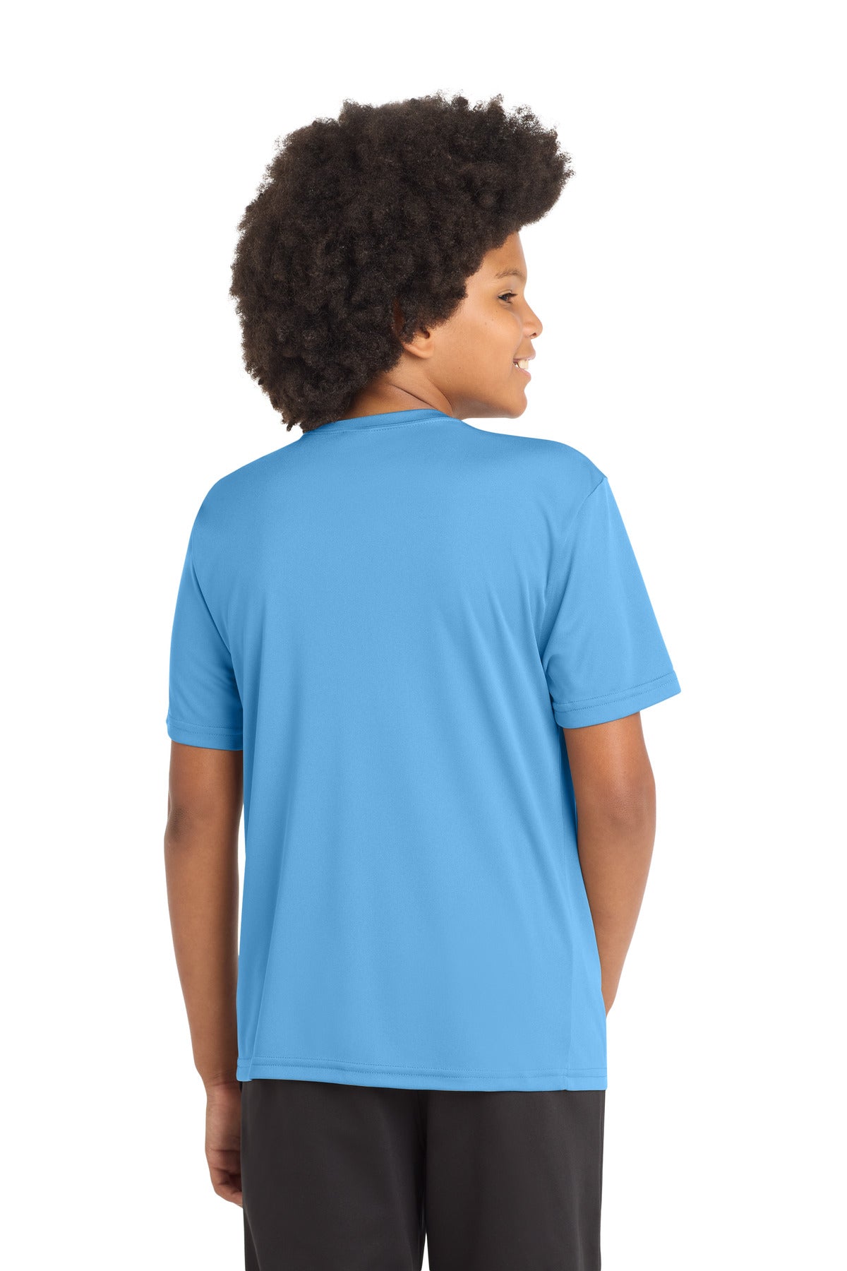 Sport-Tek Youth PosiCharge Competitor Tee - Carolina Blue - back
