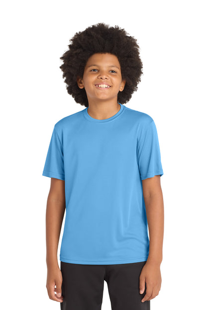 Sport-Tek Youth PosiCharge Competitor Tee - Carolina Blue - front