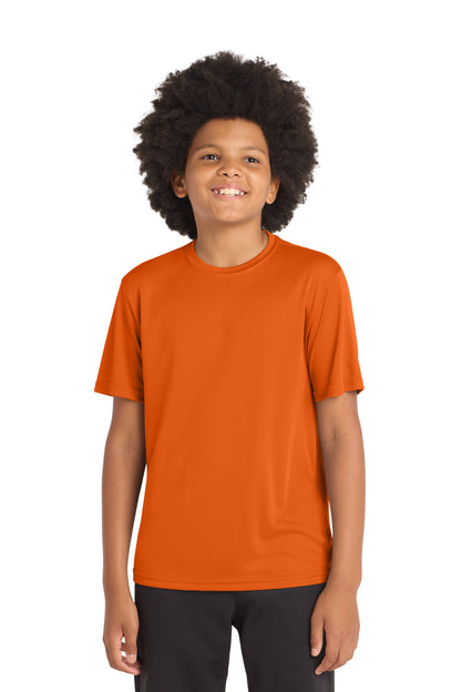 Sport-Tek Youth PosiCharge Competitor Tee - Deep Orange - front