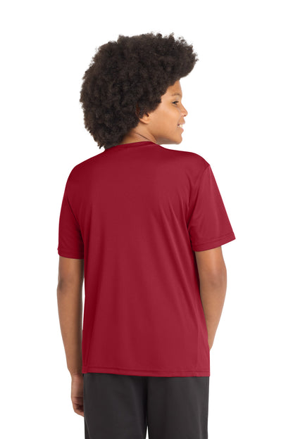 Sport-Tek Youth PosiCharge Competitor Tee - Deep Red - back