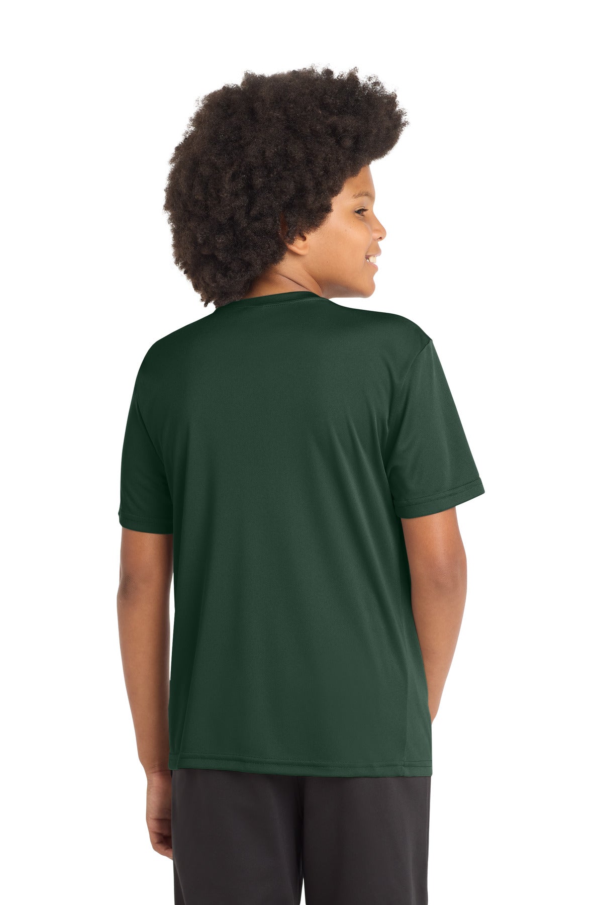 Sport-Tek Youth PosiCharge Competitor Tee - Forest Green - back