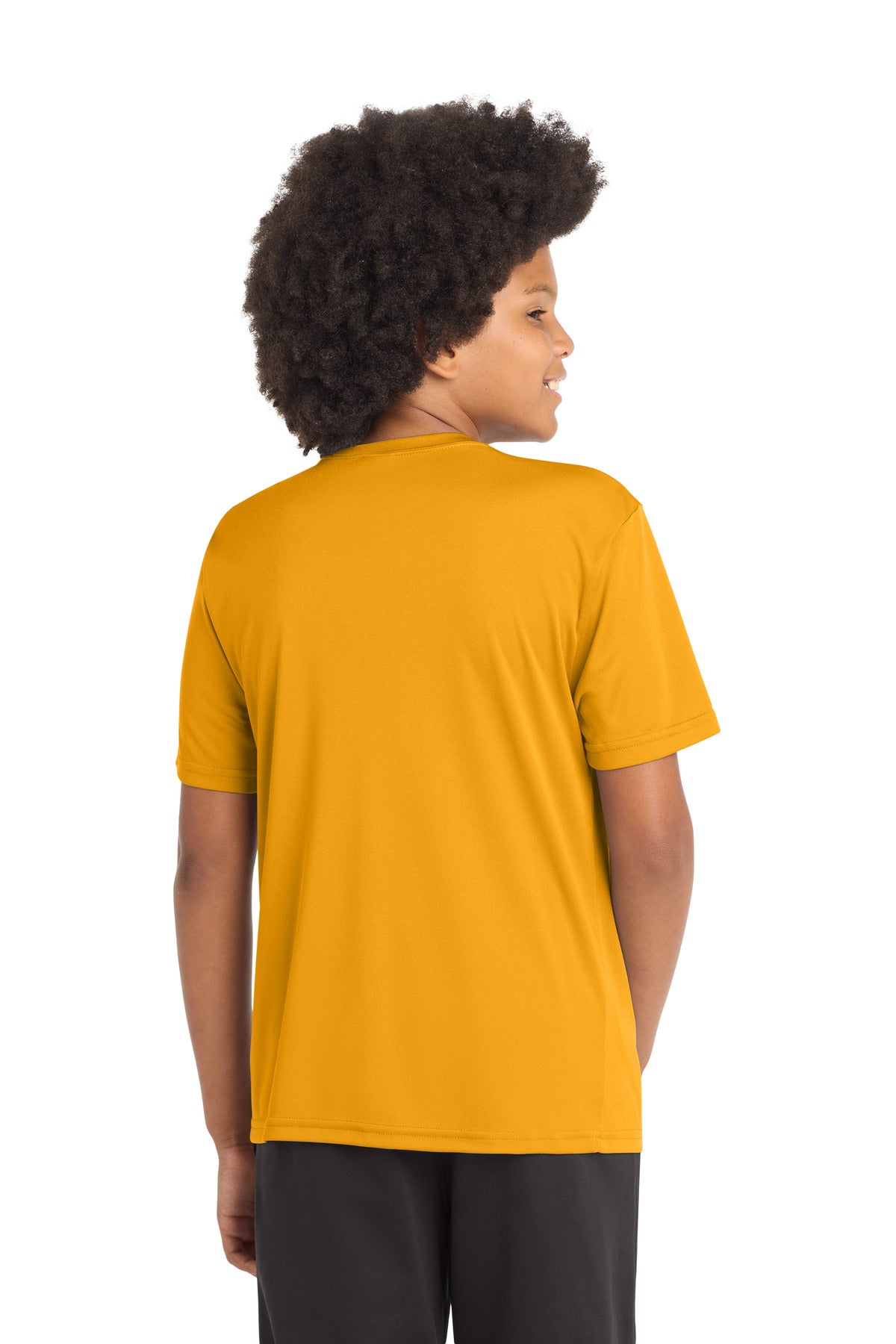 Sport-Tek Youth PosiCharge Competitor Tee - Gold - back