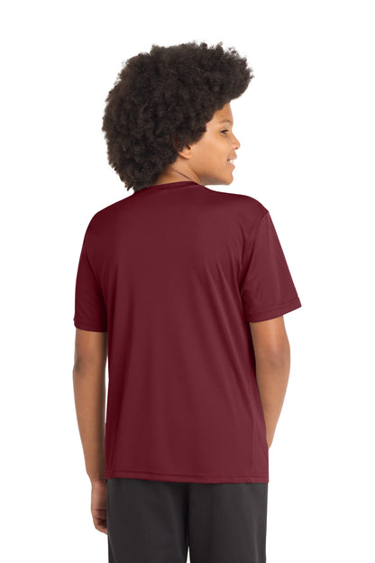 Sport-Tek Youth PosiCharge Competitor Tee - Maroon - back