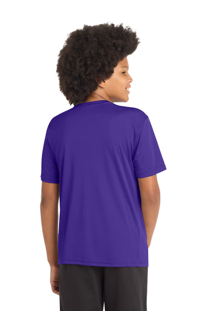 Sport-Tek Youth PosiCharge Competitor Tee - Purple - back