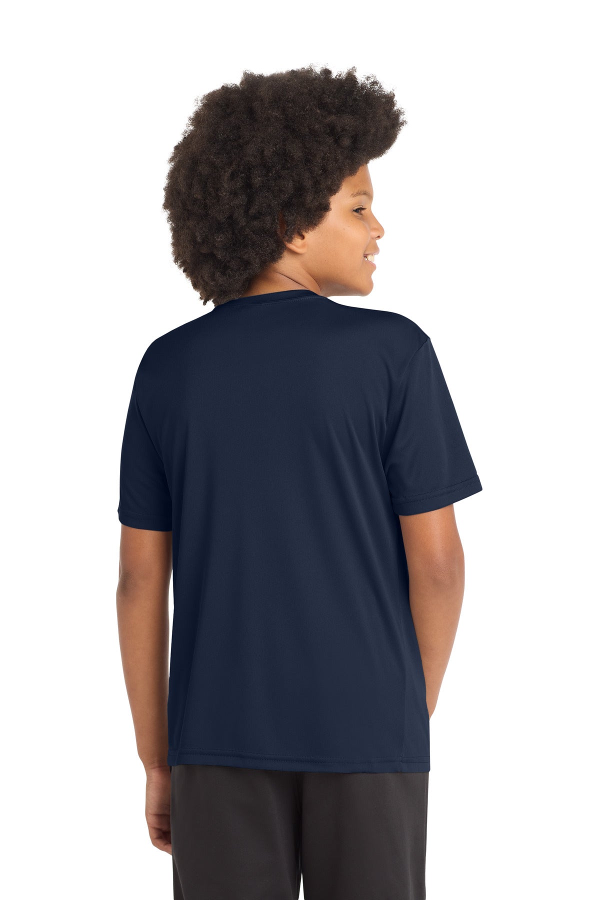 Sport-Tek Youth PosiCharge Competitor Tee - True Navy - back