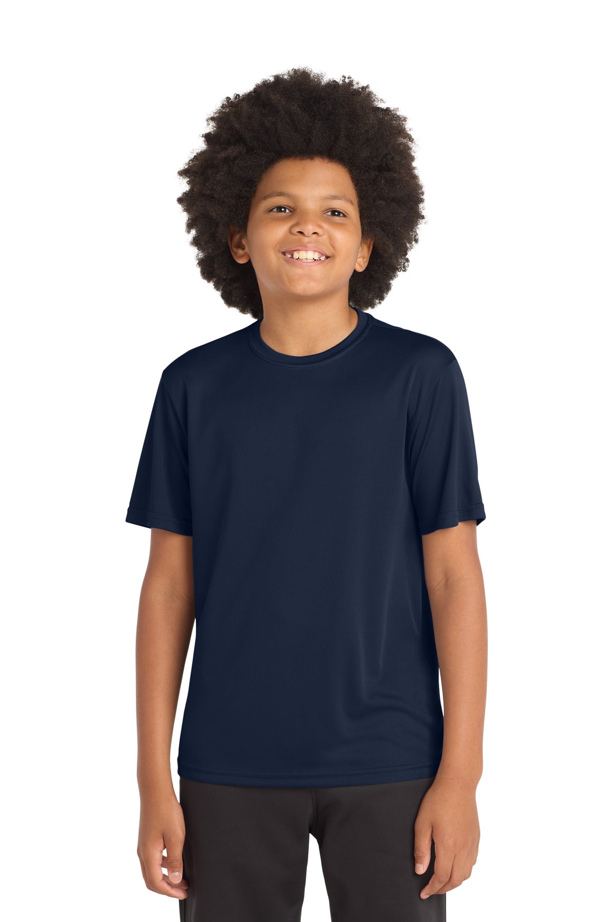 Sport-Tek Youth PosiCharge Competitor Tee - True Navy - front