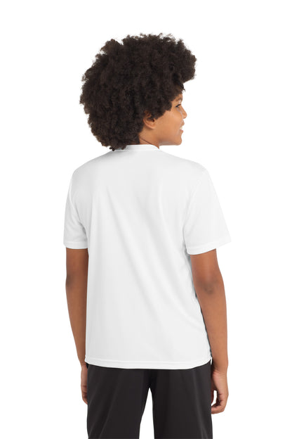 Sport-Tek Youth PosiCharge Competitor Tee - White - back