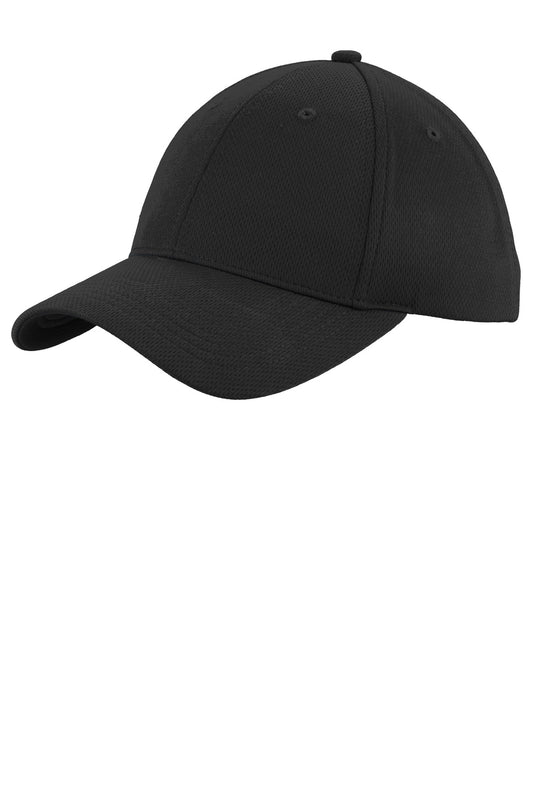 Sport-Tek Youth PosiCharge RacerMesh Cap - Black - front