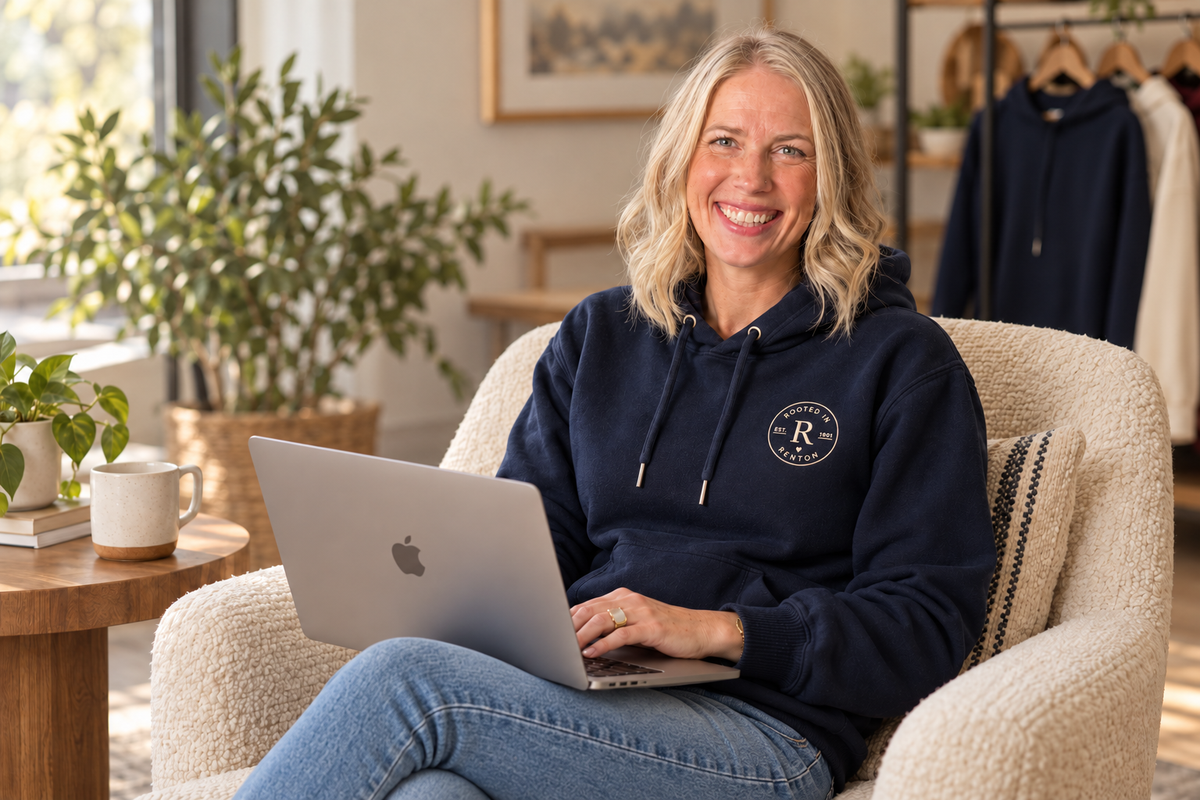 Tanya in her studio