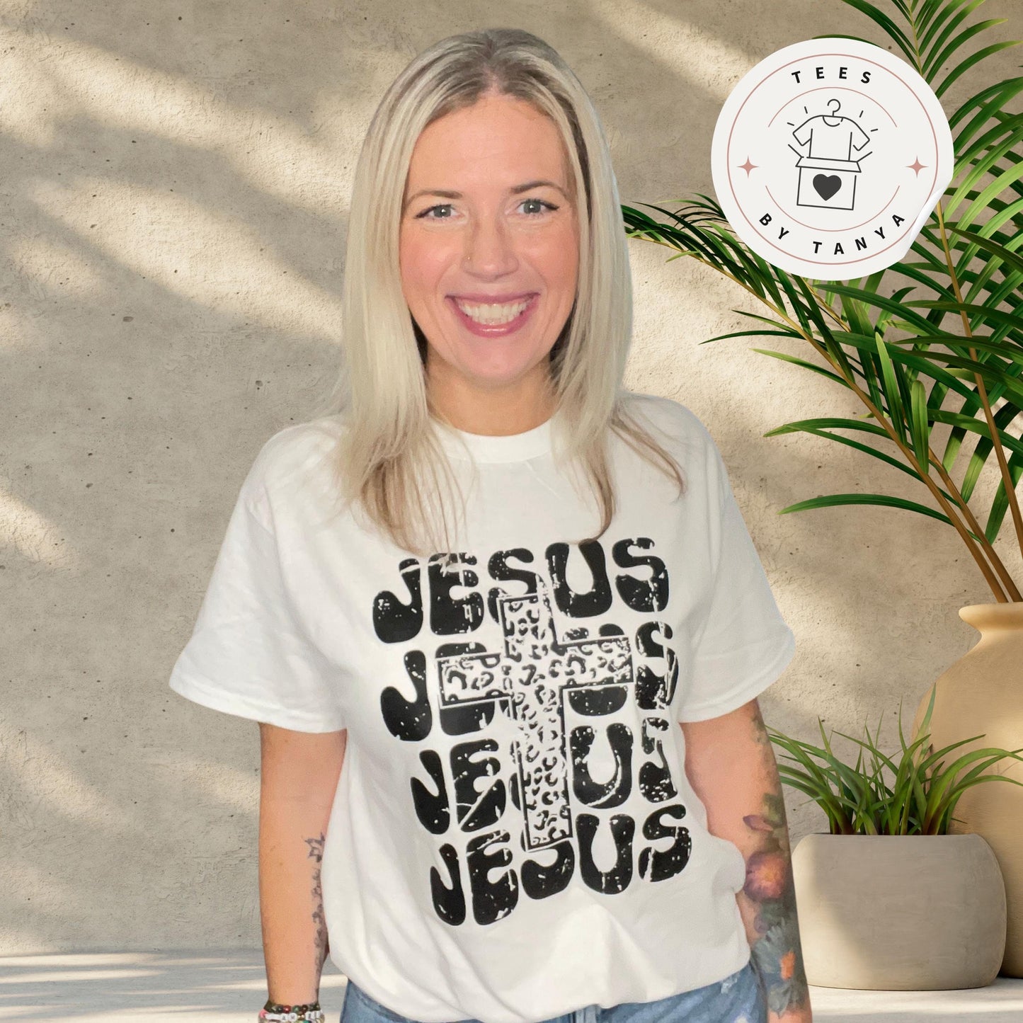 Jesus Cross Shirt - Fun Christian Tee - Faith T-Shirt - Religious Shirt - Inspirational Shirt - Casual Jesus Tee