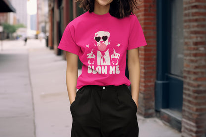 Trump Heart Sunglasses Graphic Tee, Hoodie, or Sweatshirt – Bold "Blow Me" Statement Shirt with Fun Political Humor