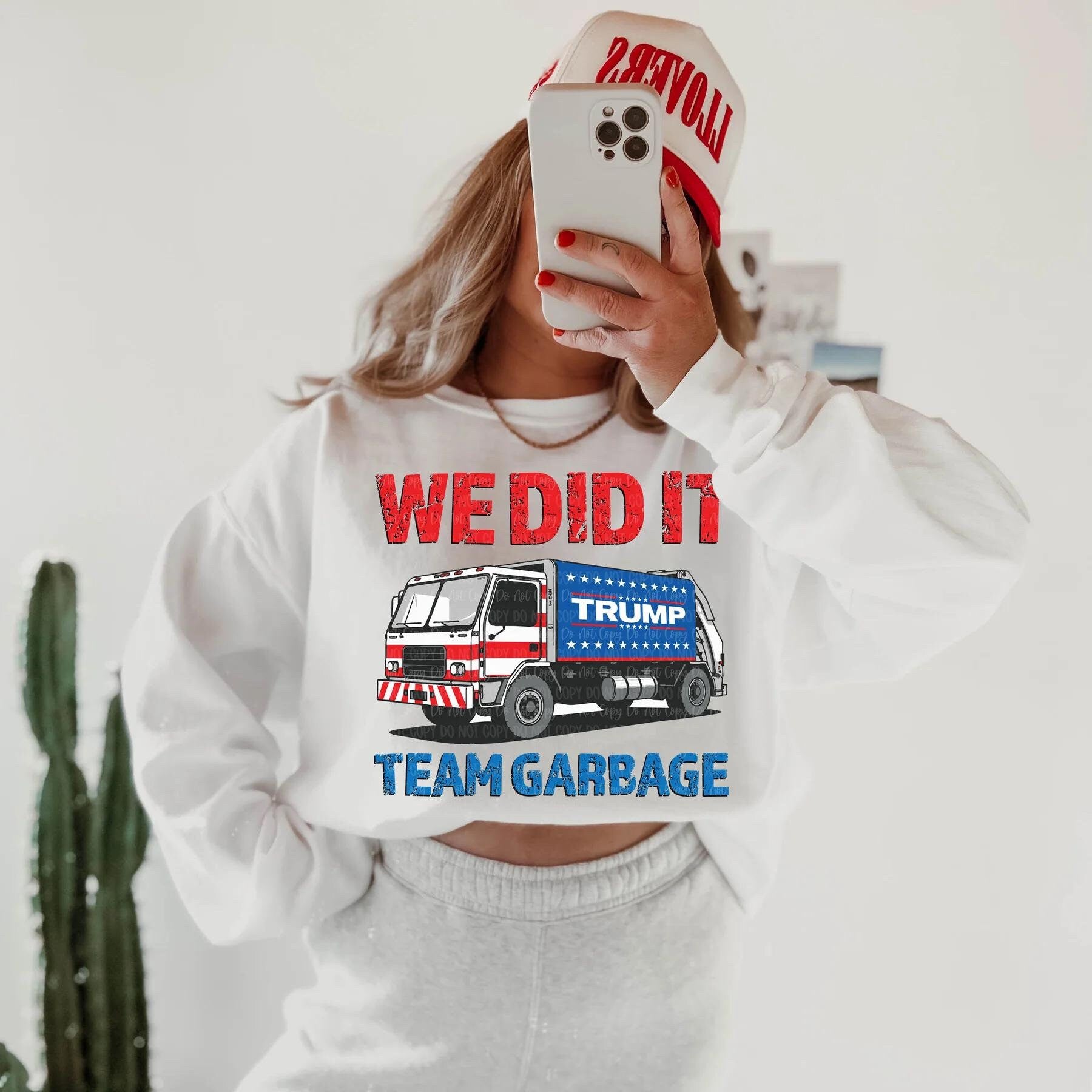 Patriotic Dump Truck "We Did It Team Garbage" Trump Shirt, Hoodie, Sweatshirt – USA-Themed Political Humor