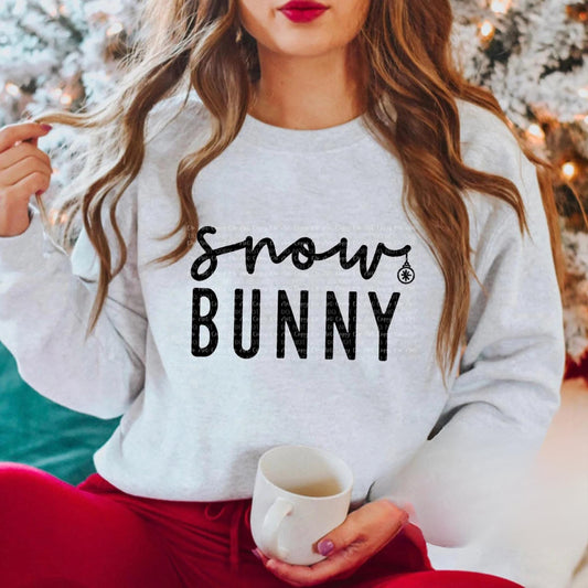 Snow Bunny Shirt – Cozy Winter T-Shirt, Sweatshirt, or Hoodie for Snow Lovers and Winter Fun