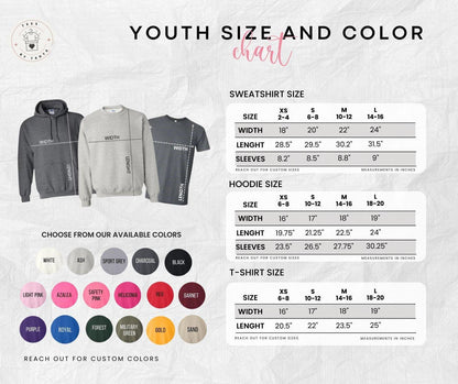 MINI Kids T-Shirt, Sweatshirt, Hoodie – Checkered Design with Lightning Graphic, Trendy Youth Apparel for Boys and Girls