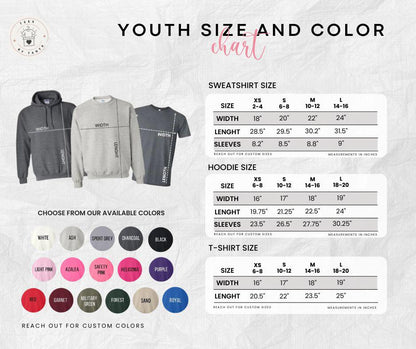 Kids Unisex Christmas Crew Shirt | Christmas Lights Design | Festive Holiday T-Shirt, Sweatshirt, or Hoodie for Kids